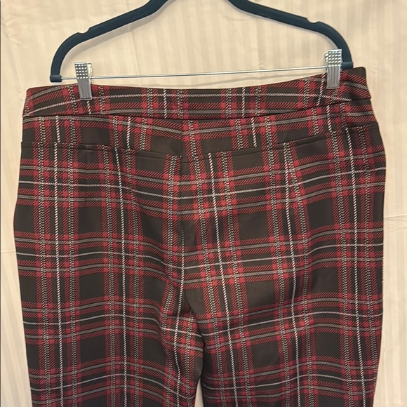 Cato Red and Black Plaid Trousers - Picture 3 of 3